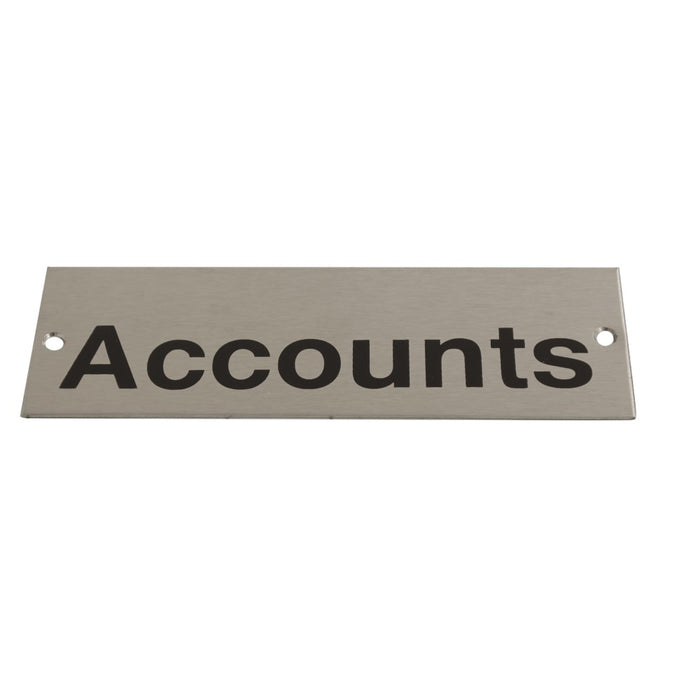 Sign Screen Printed Accounts SSS