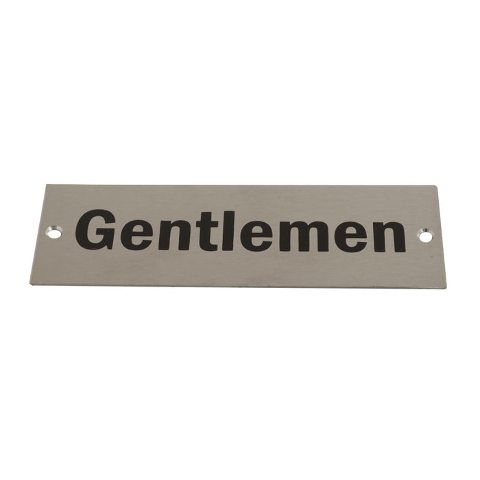 Sign Screen Printed Gentleman SSS
