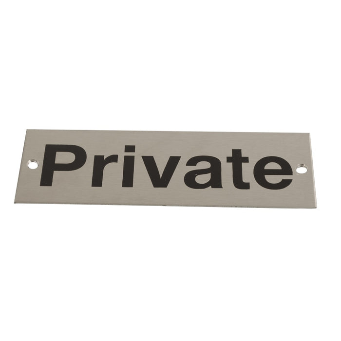 Sign Screen Printed Private SSS