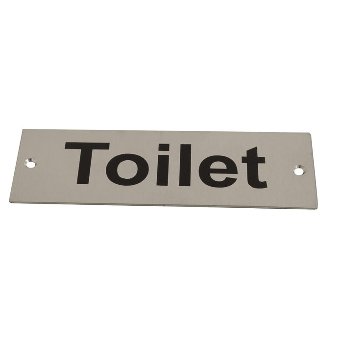 Sign Screen Printed Toilet SSS