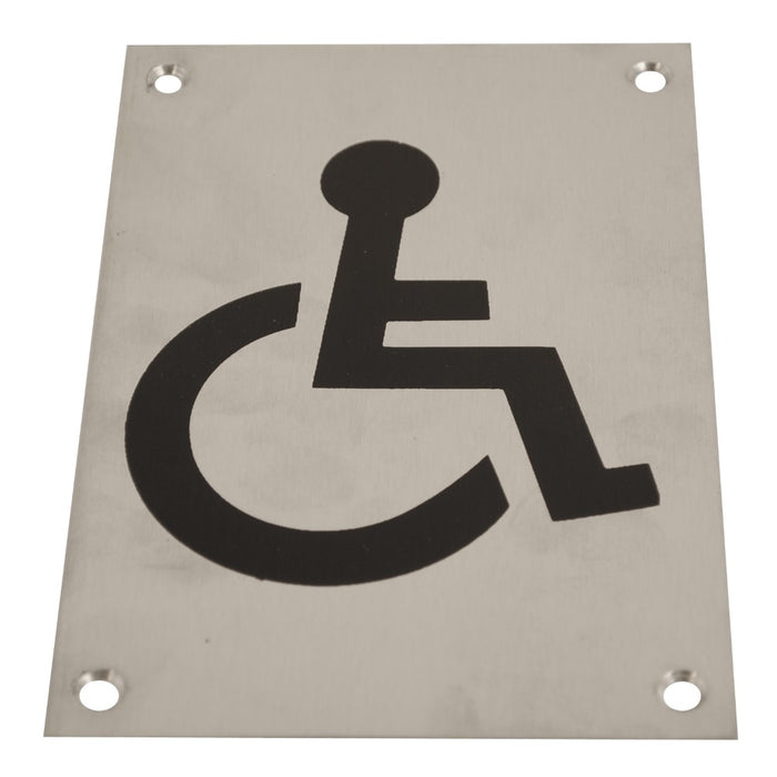Sign Screen Printed Disabled SSS 150x100mm