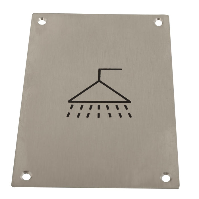 Sign Screen Printed Shower PSS 150x100mm