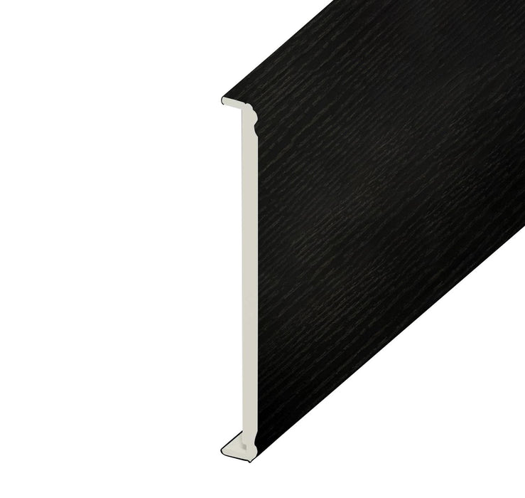 Black Ash Double Ogee Fascia Board 400mm (5m Length)