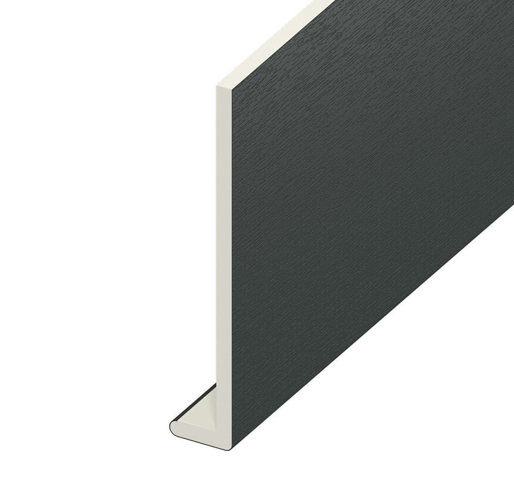 Anthracite Grey Woodgrain Capping Board (5m length)
