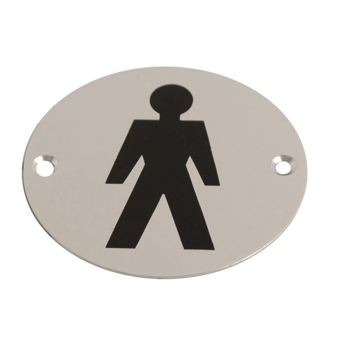 Disc Screen Printed Male SAA 76mm