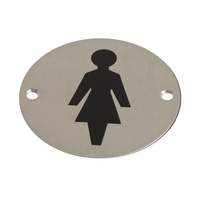 Disc Screen Printed Female SSS 76mm