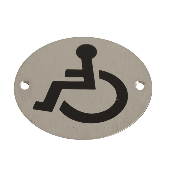 Disc Screen Printed Disabled SSS 76mm