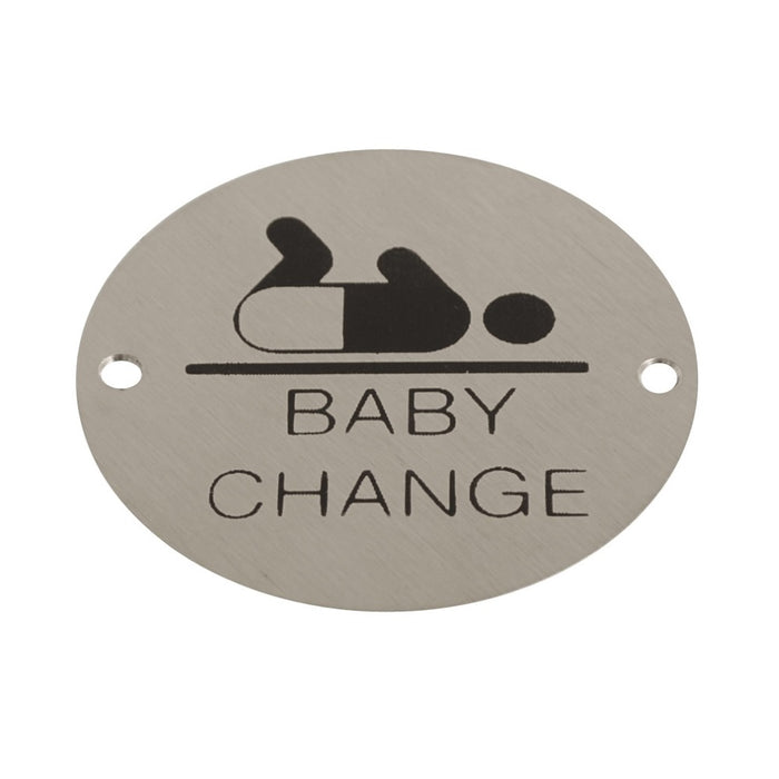 Disc Screen Printed Baby Change SSS 76mm