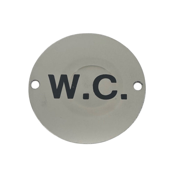 Disc Screen Printed W.C. PSS 76mm