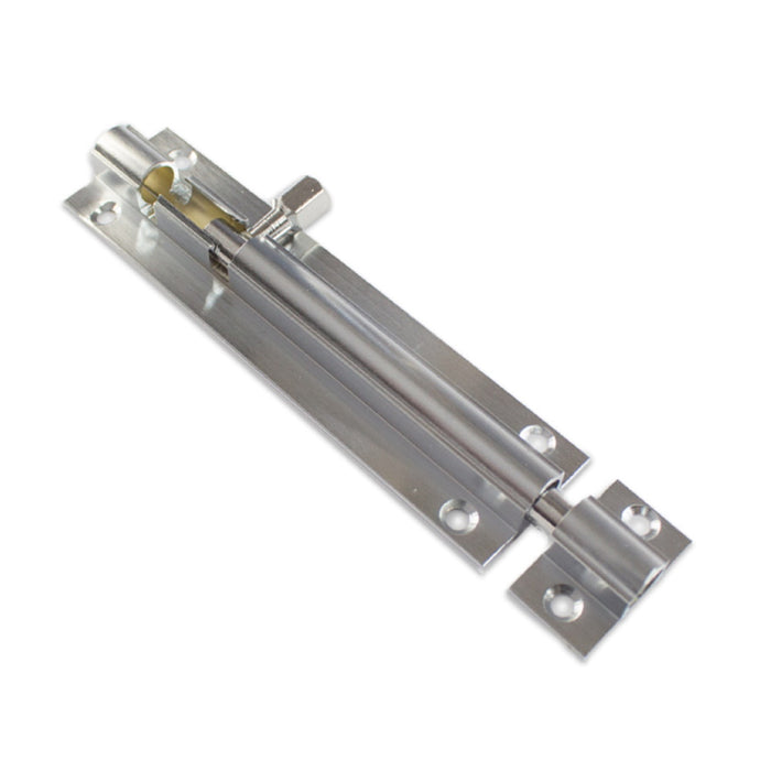25mm Barrel Bolt Straight Satin Chrome