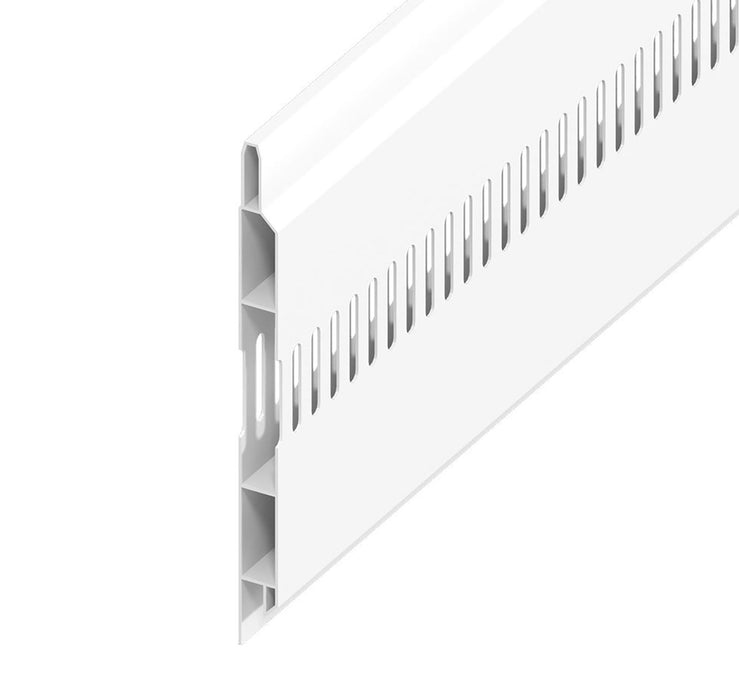 White Vented Soffit Board (5m Length)