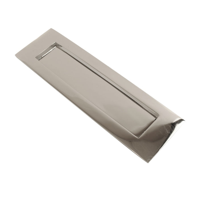 Victorian Letter Plate Polished Chrome