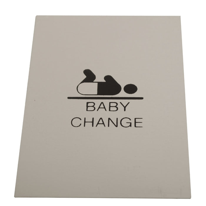 Sign screen Printed Baby Change SAA 150x100mm