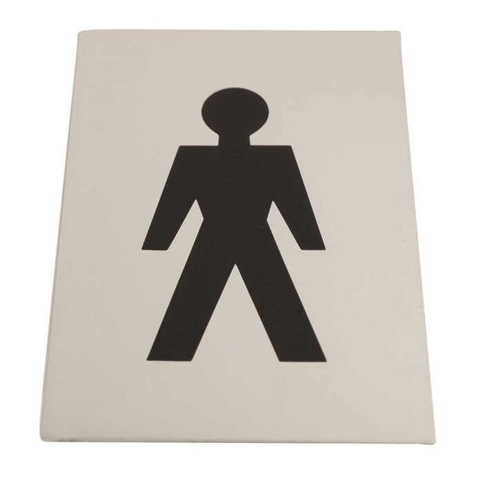 Sign Screen Printed Male SAA 150x100mm