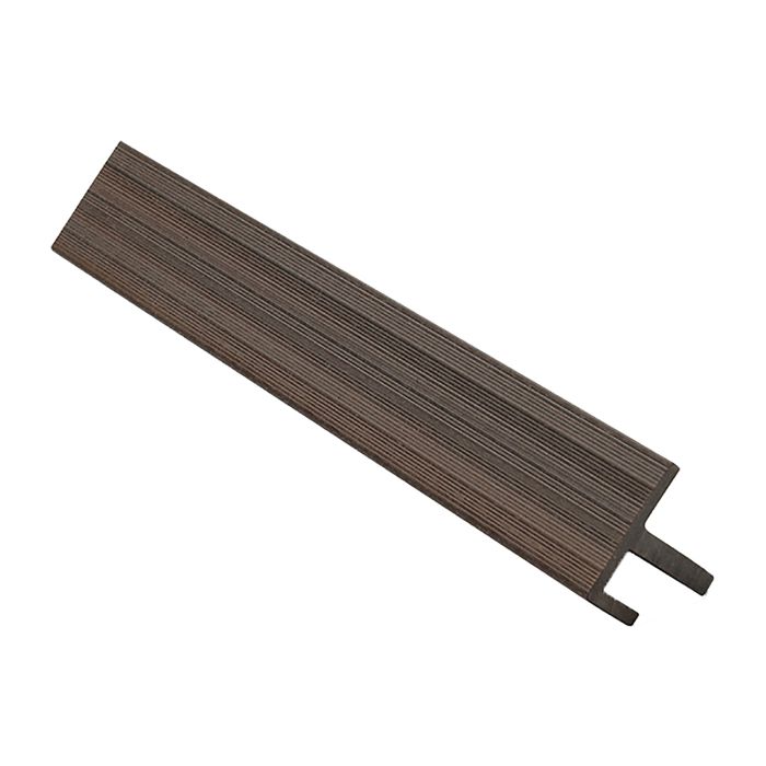 Havana Brown Composite Cladding F Trim 47mm (3.6m Length)