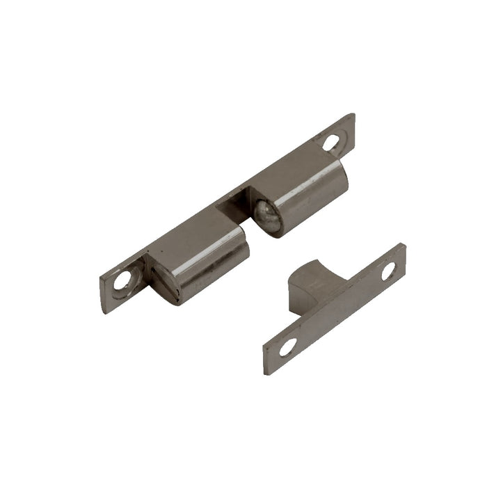 Double Ball Catch Black/Chrome 60mm