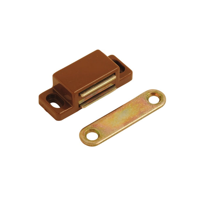 Magnetic Catch H/Duty Small Brown 45mm
