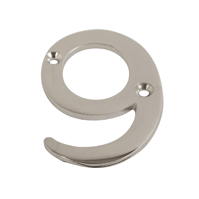 Numeral Figure 9 Chrome 75mm