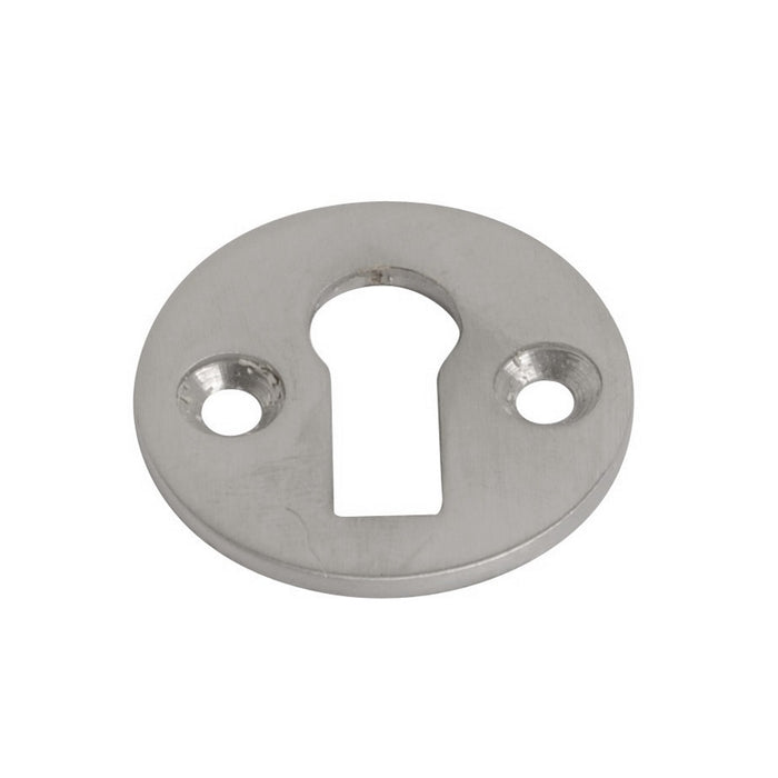 Victorian Escutcheon Open Satin Chrome 32mm