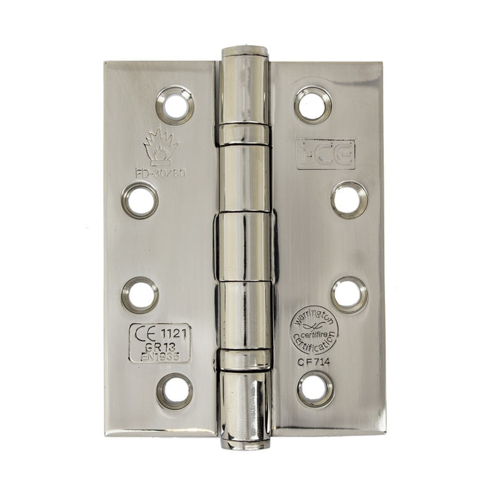 Stainless Steel Ball Bearing Hinge 100mm CE13 Rated Polished