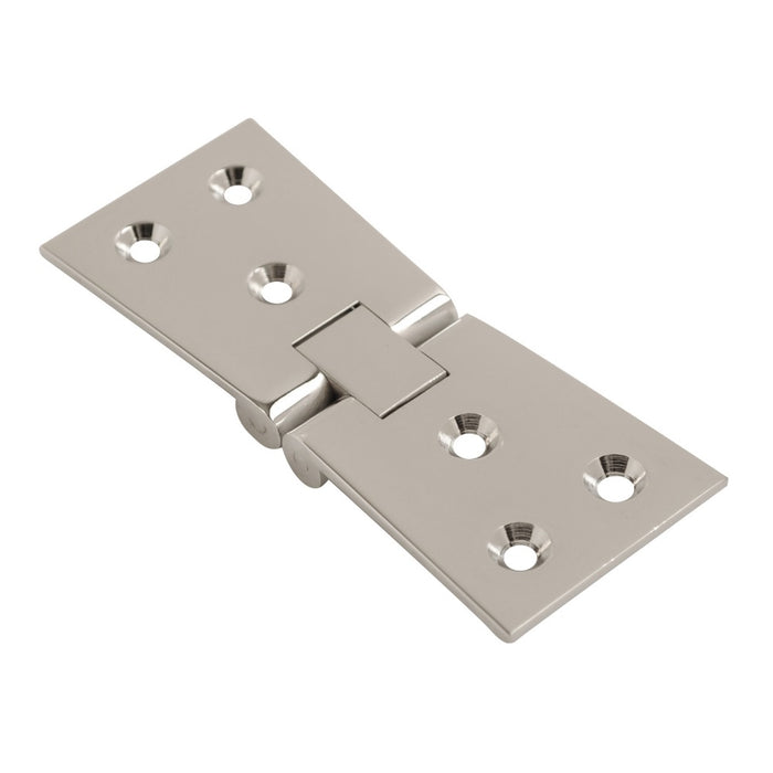 Counter Flap Hinge Chrome 100mmx32mmx38mm