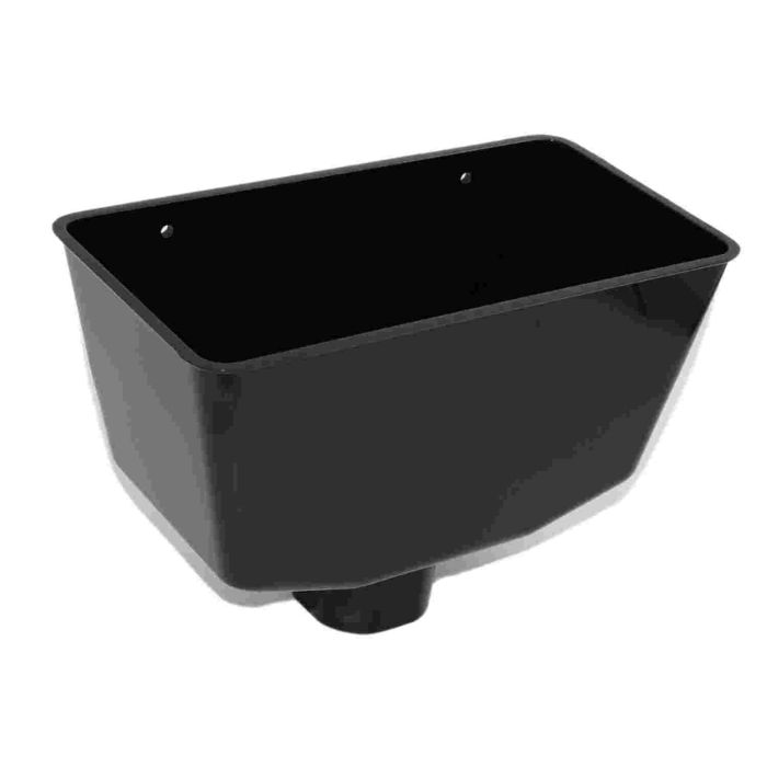 Black Universal Downpipe Hopper (255m x 137mm)