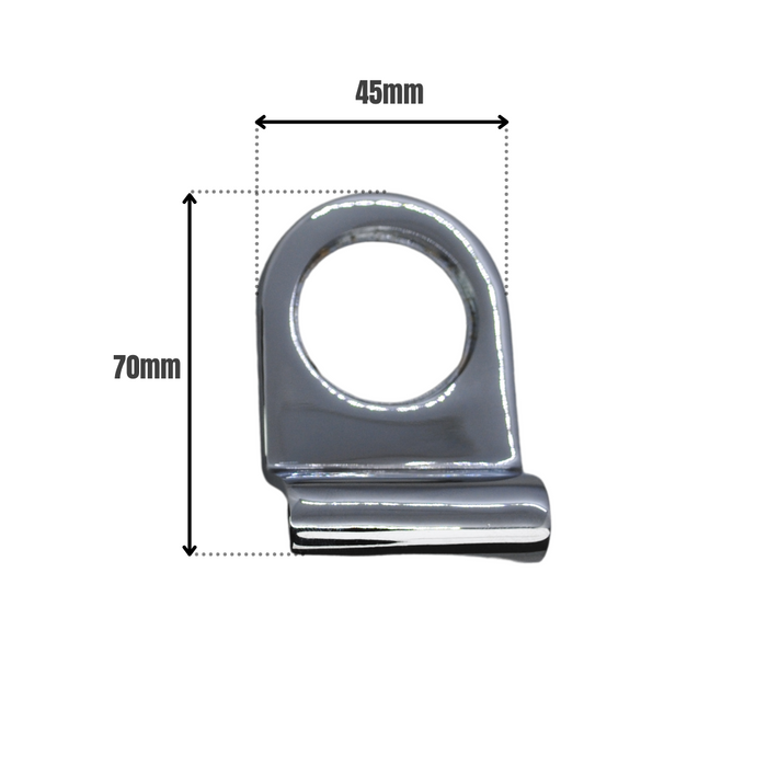 Victorian Cylinder Pull Chrome