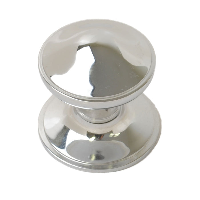Centre Door Knob Chrome 63mm