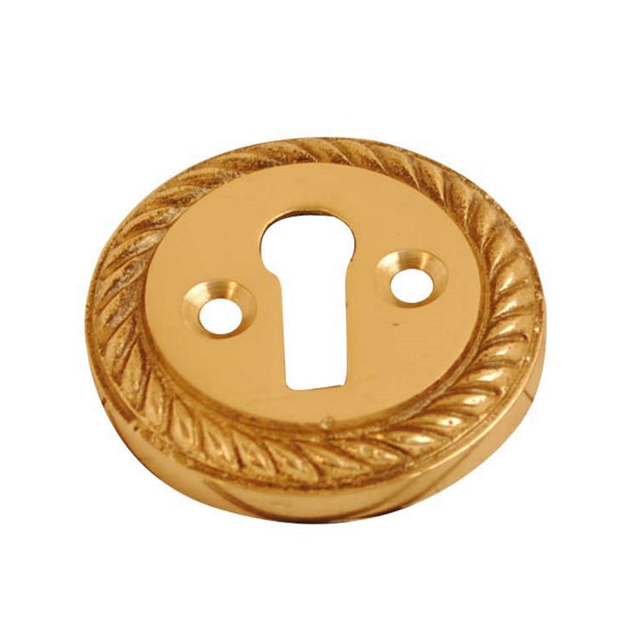 Georgian Escutcheon Open Brass 32mm
