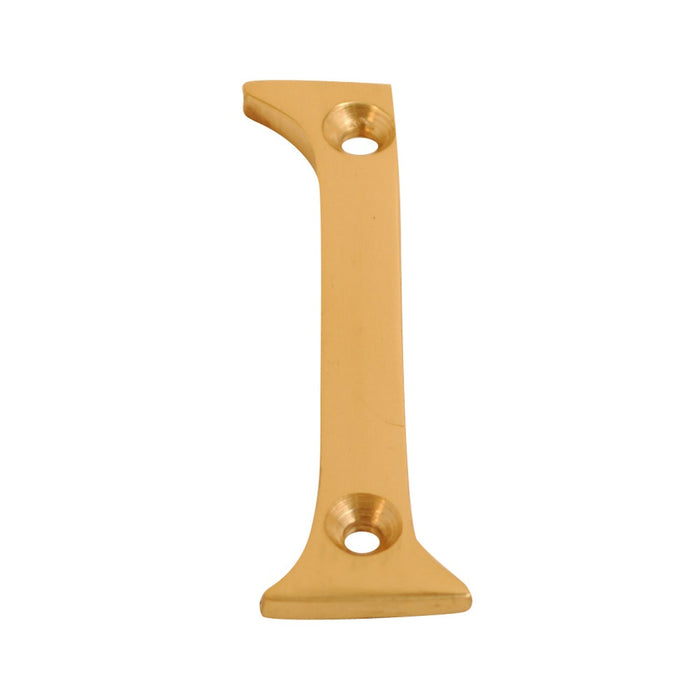 Numeral Figure 1 Brass 75mm