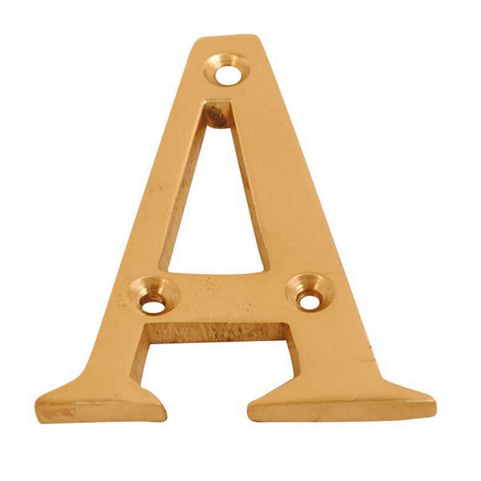 Letter A Brass 75mm