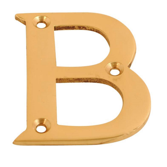 Letter B Brass 75mm