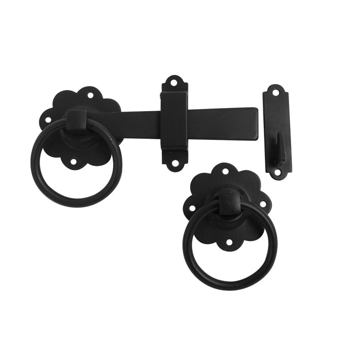 Ring Gate Latch Black