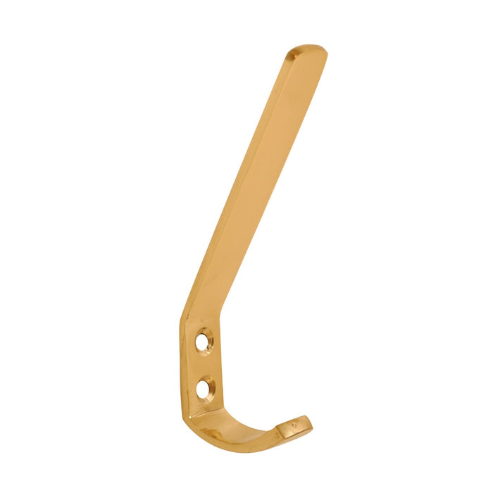 Hat & Coat Hook Flat Brass