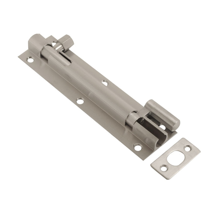 38mm Barrel Bolt Necked Satin Chrome