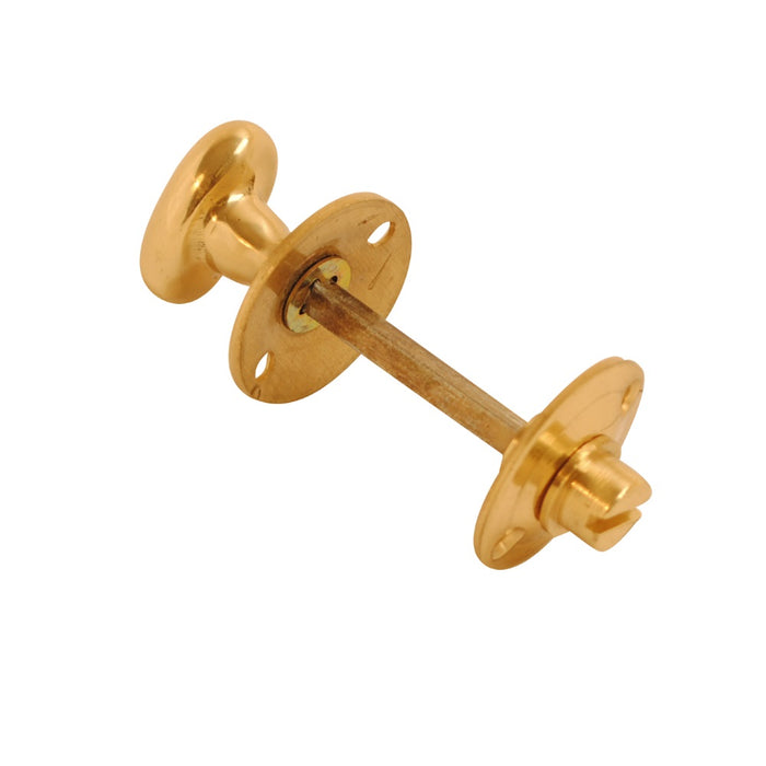 Thumbturn & Release Bathroom Lock Brass