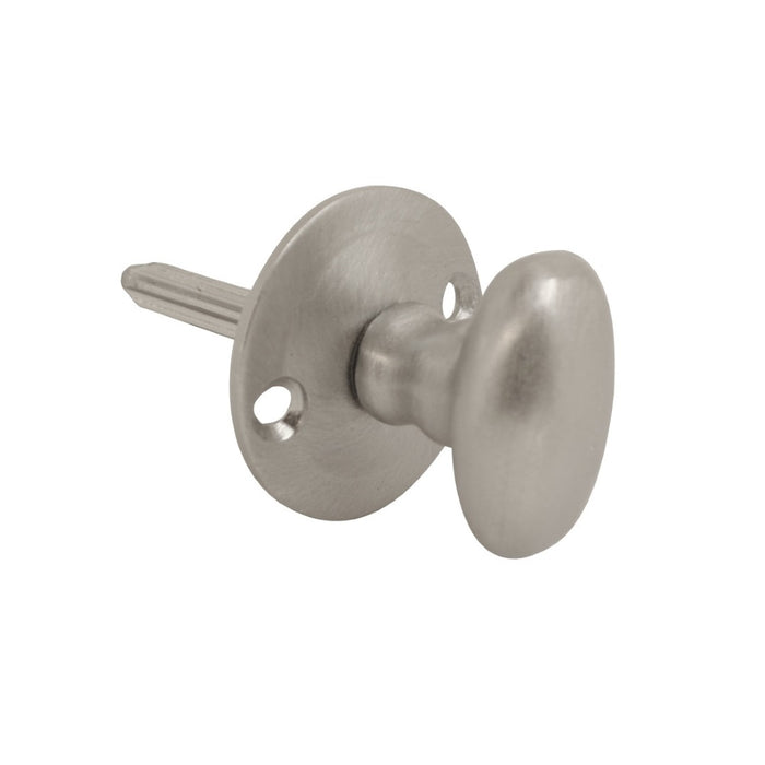 Oval Thumb Turn for Security Bolt Satin Chrome