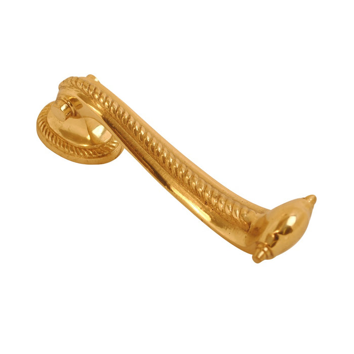 Slimline Knocker Brass 165mm