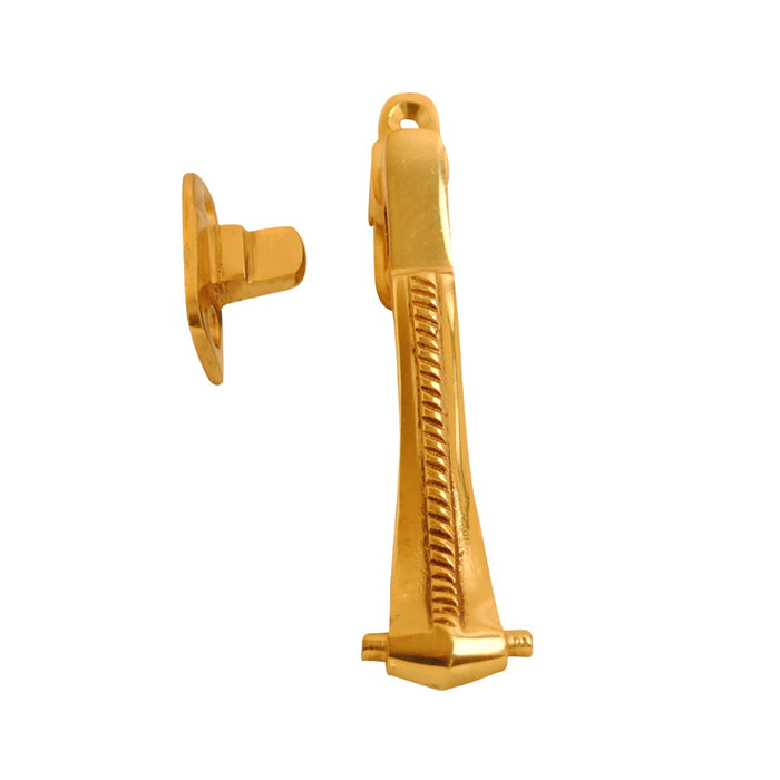 Georgian Wedge Fastener Brass 100mm