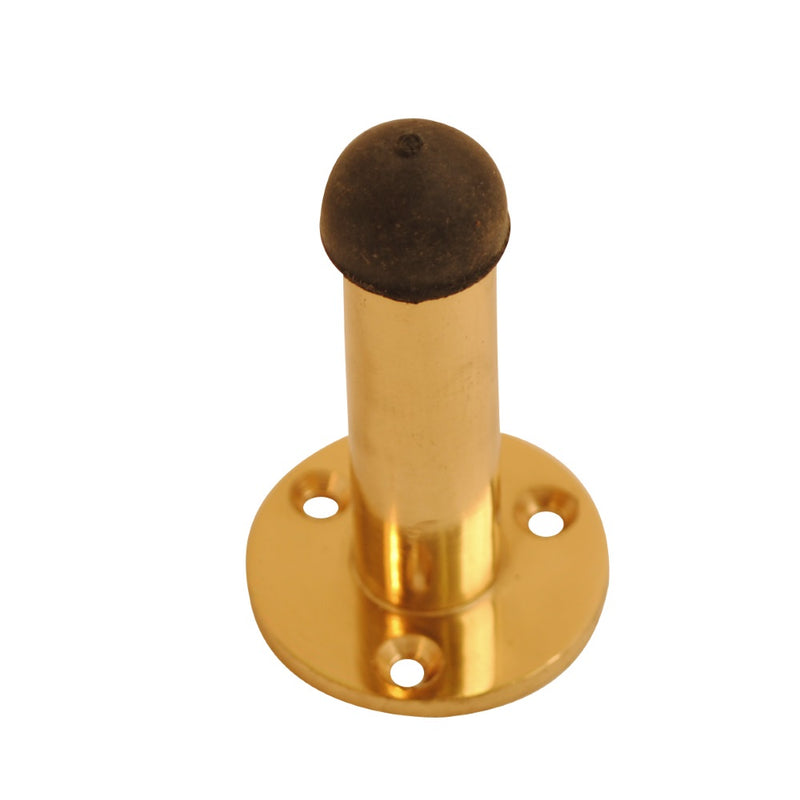 Projection Door Stop Brass
