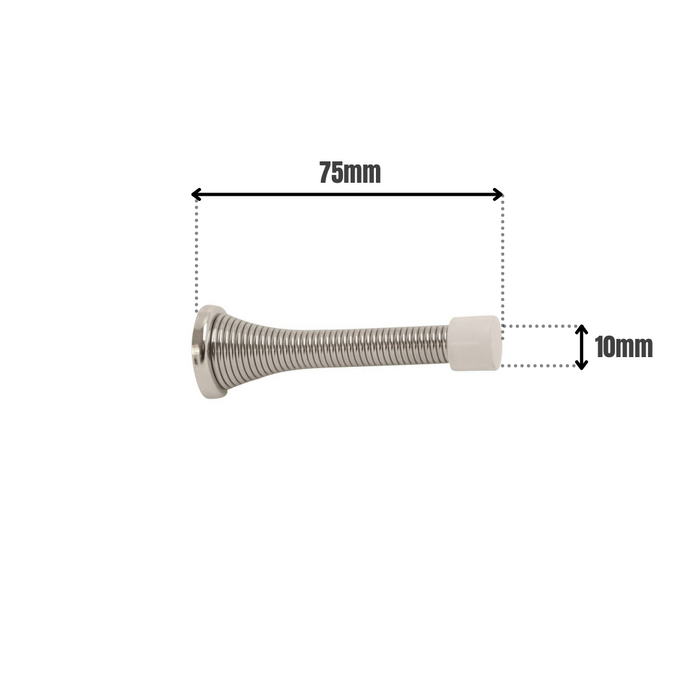 Spring Door Stop CP 75mm