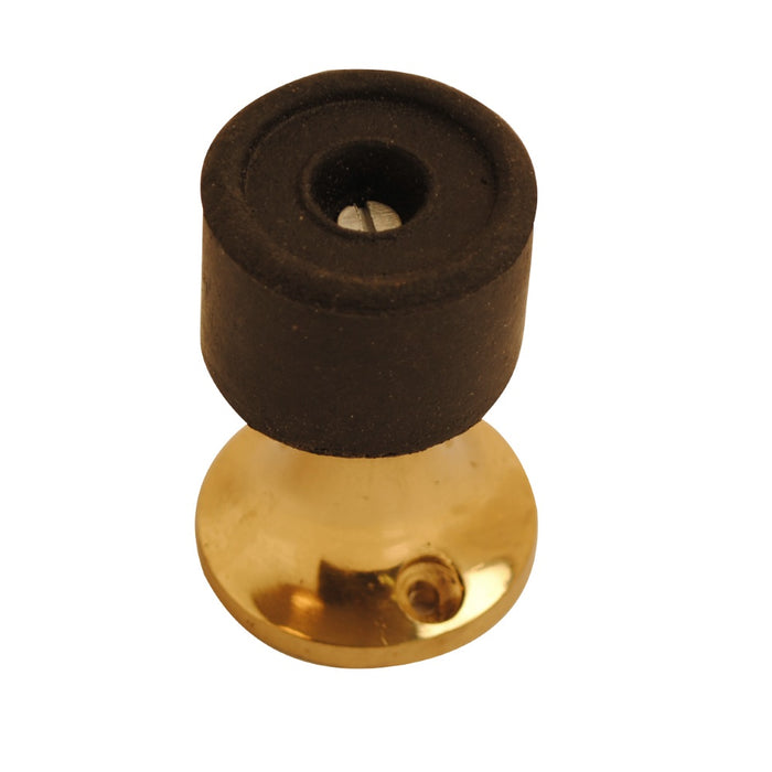 Pedestal Door Stop Brass 50mm