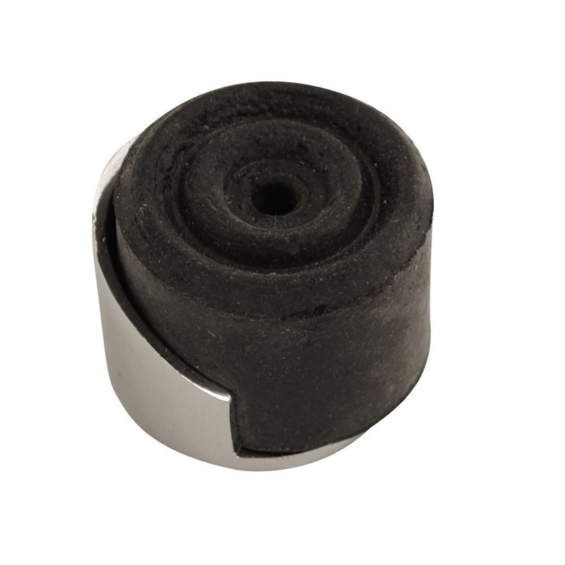Shielded Door Stop Chrome 33mm