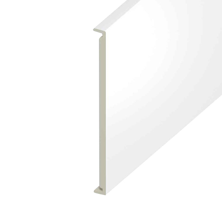 White Double Fascia Board (5m Length)
