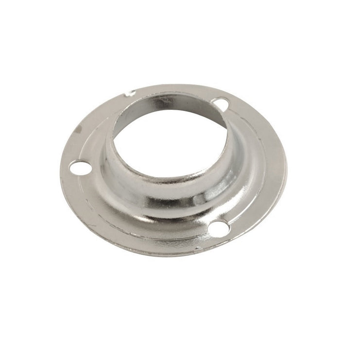 Wardrobe Rail Steel Socket CP