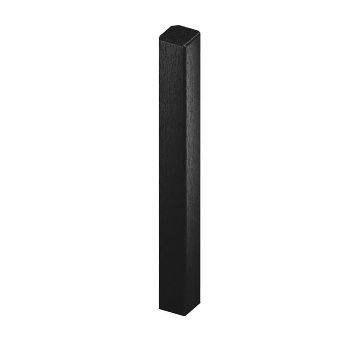 Black Ash Fascia Double Ended Corner Trim (450mm Length)