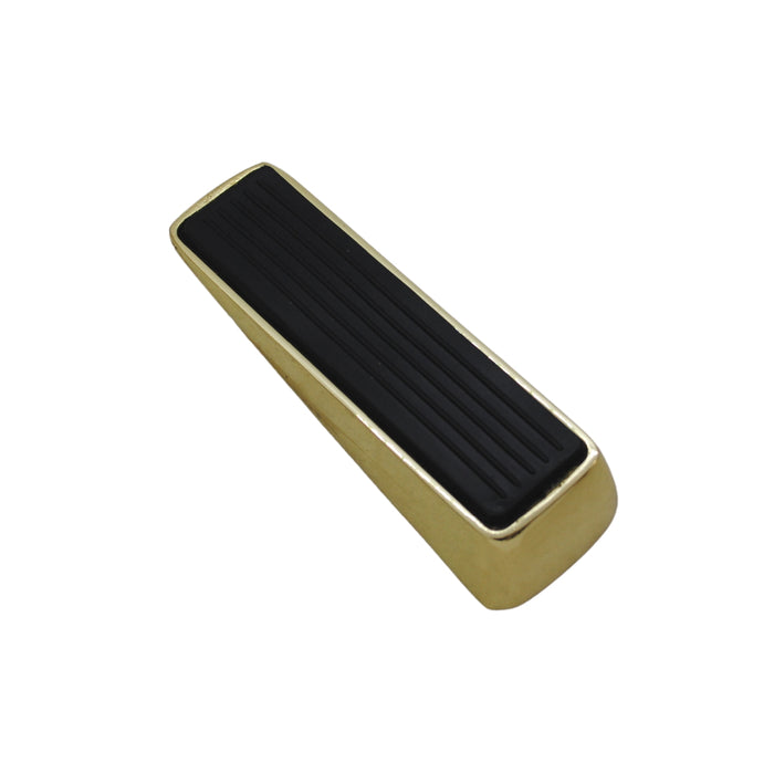 Heavy Duty Door Wedge Polished Brass