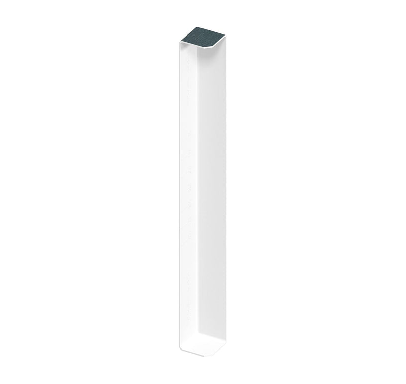 Slate Grey Woodgain Fascia Double Ended Corner Trim (450mm Length)