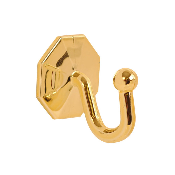 Tie Back Hook Self Adhesive Gold