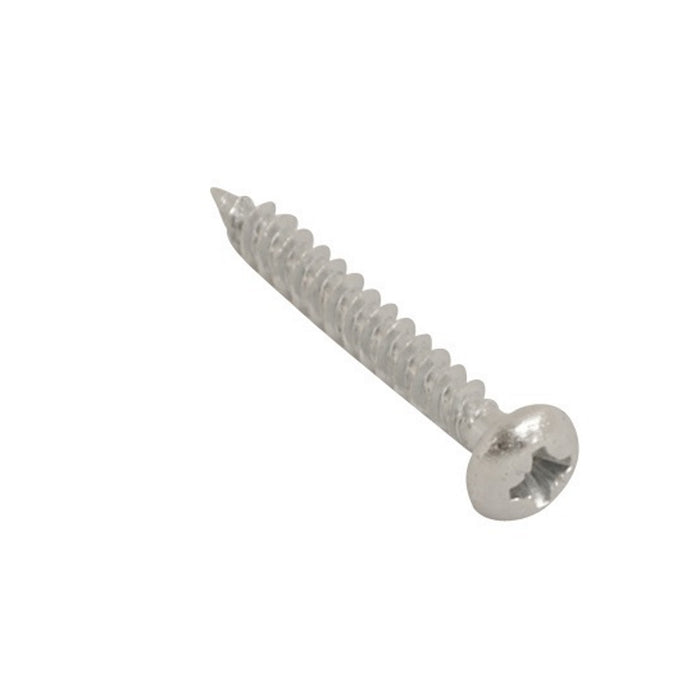 Wood screw T/Thread RND Pozi BZP (Retail Pack)
